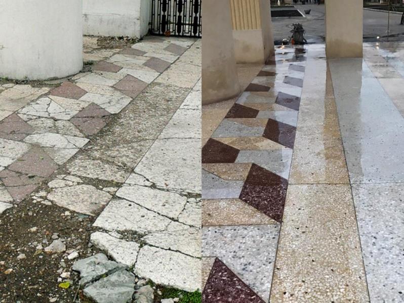 Реставрация мозаичных полов